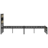 Bed Frame without Mattress Sonoma Oak 120x190 cm Small Double Engineered Wood 4017251