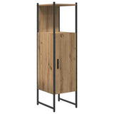 Bathroom Furniture Set with Shelf 3 pcs Brown Engineered wood 3334358