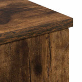 Bathroom Cabinet with Drawer Smoked Oak 30 x 35 x 80 cm 883329