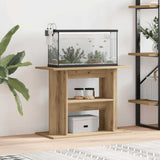 Aquarium Stand Artisan Oak 80x35x60 cm Engineered Wood 857273
