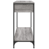 Console Table Grey Sonoma 100x34,5x75 cm Engineered Wood 834163