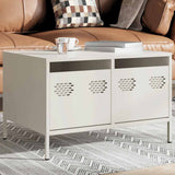 TV Cabinet White 68x50x43.5 cm Cold-rolled Steel 851243