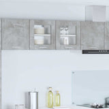 Hanging Cabinet Riga 2 pcs Concrete Grey 40 x 31 x 40 cm 884201