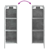 Bathroom Furniture Set 2 pcs Concrete Grey 33 x 34.5 x 100 cm 3406106