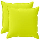 Throw Pillow 2 pcs HOUTEN Bright Green 80 x 80 cm Polyester 936639