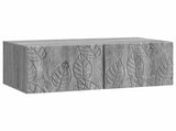 Wall-Mounted TV Cabinet 98 x 31 cm Grey Sonoma Engineered Wood 898901