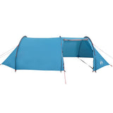 Camping Tent Tunnel 4-Person Blue Waterproof 94395