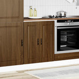 Kitchen Base Cabinet "Porto" Brown Oak Engineered Wood 853924