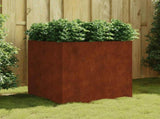 Planter 80x80x80 cm Corten Steel 824537