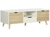TV Unit Cabinet for TVs up to 50 Inches, TV Stand with Storage Cabinets Drawer for Living Room T3398P344255