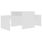Coffee Table Set White 100x48x40 cm Engineered Wood 802912
