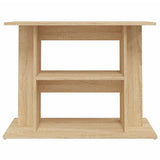 Aquarium Stand Sonoma Oak 80x35x60 cm Engineered Wood 833578