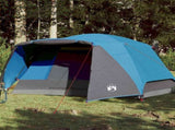 Camping Tent with Porch 4-Person Blue Waterproof 94416