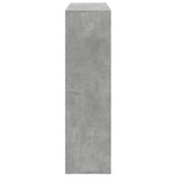 Room Divider Bookcase Concrete Grey 102x29x103.5 cm Engineered Wood 858042