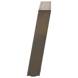 Coffee Table Legs U-Shaped 2 pcs Natural Steel 60x cm Steel 4012771