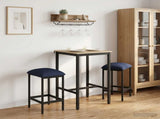 Bar Stool 2 pcs Blue 40 x 32 x 64 cm Engineered Wood 8006168