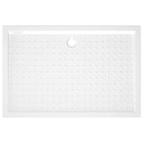 Shower Base Tray with Dots White 80x120x4 cm ABS 148901