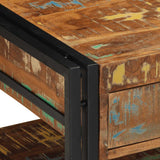 Coffee Table Multicolour 90x50x38 cm Solid Wood Reclaimed 4016686