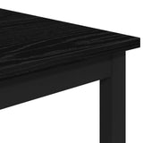 Bar Stool 2 pcs Black Oak 40 x 32 x 74 cm Engineered Wood 8006146