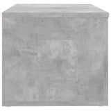 TV Cabinet Concrete Grey 80x34x30 cm Engineered Wood 801863