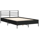Bed Frame without Mattress Black 135x190 cm Double 3280072