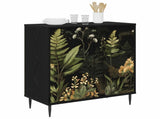 Sideboard RHENEN Black Oak 69 x 33 x 76 cm Engineered Wood 8006929