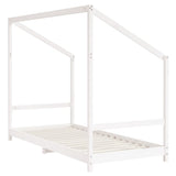 Kids Bed Frame White 2x cm Solid Wood Pine 3200590