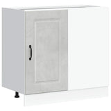 Kitchen Base Cabinet Kalmar Concrete Grey Engineered Wood 854322