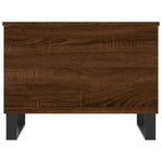 ZNTS Coffee Table Brown Oak 60x44.5x45 cm Engineered Wood 830963