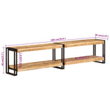 TV Cabinet 180x30x40 cm Solid Wood Mango 356177