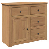 Sideboard with Drawers Panama 93x40x80 cm Solid Wood Pine 4016384