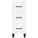 Highboard White 34.5x34x180 cm Engineered Wood 3198873