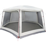 Pool Tent with Removable Fly & Mesh Walls Grey 670x590 cm 4100633