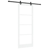 Sliding Door ORKDAL White and Black 93 x 232 cm 3332208
