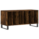 Record Cabinet Smoked Oak 100x38x48 cm Engineered Wood 831761