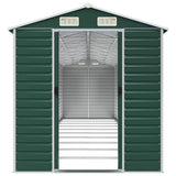 Garden Shed Green Galvanised Steel Large Garden Shed 3188240