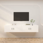 Wall-mounted TV Cabinets 2 pcs White 100x34.5x40 cm 3188366