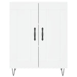 Highboard White 69.5x34x180 cm Engineered Wood 3189949