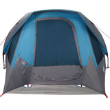 Camping Tent Cabin 4-Person Blue Waterproof 4100665