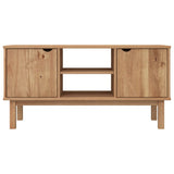 TV Cabinet OTTA 113.5x43x57 cm Solid Wood Pine 348594