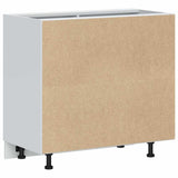 Kitchen Base Cabinet Lyon Black Engineered Wood 854290