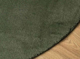 Rug HUARTE Short Pile Soft and Washable Forest Green 200 cm 375107
