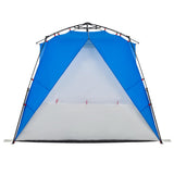 Beach Tent 4-Person Azure Blue Quick Release Waterproof 4005305