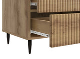 Bedside Cabinet Artisan Oak 62 x 34.5 x 47.5 cm Engineered Wood 894784