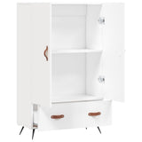 Highboard White 69.5x31x115 cm Engineered Wood 828204