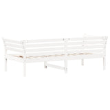 Day Bed without Mattress White 100x200 cm Solid Wood Pine 842875
