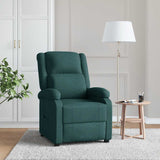 Recliner Chair Dark Green Fabric 342424