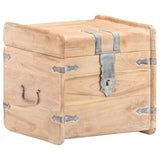 Chest 40x40x40 cm Solid Acacia Wood 289648