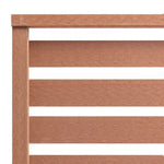 Fence Panel WPC 180x180 cm Brown 318109