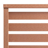 Fence Panel WPC 180x180 cm Brown 318109